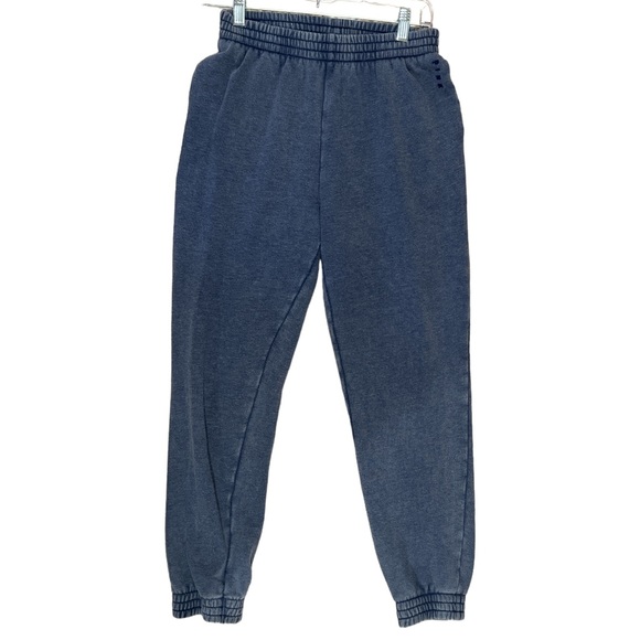 PINK By Victoria’s Secret Jogger Lounge Pant- Navy Blue Heathered-Front pockets - Picture 1 of 11